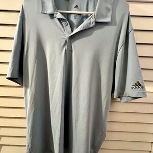 Adidas Blue Performance Polo Shirt